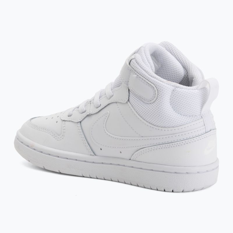 Children's shoes Nike Court Borough Mid 2 white/white/white 3