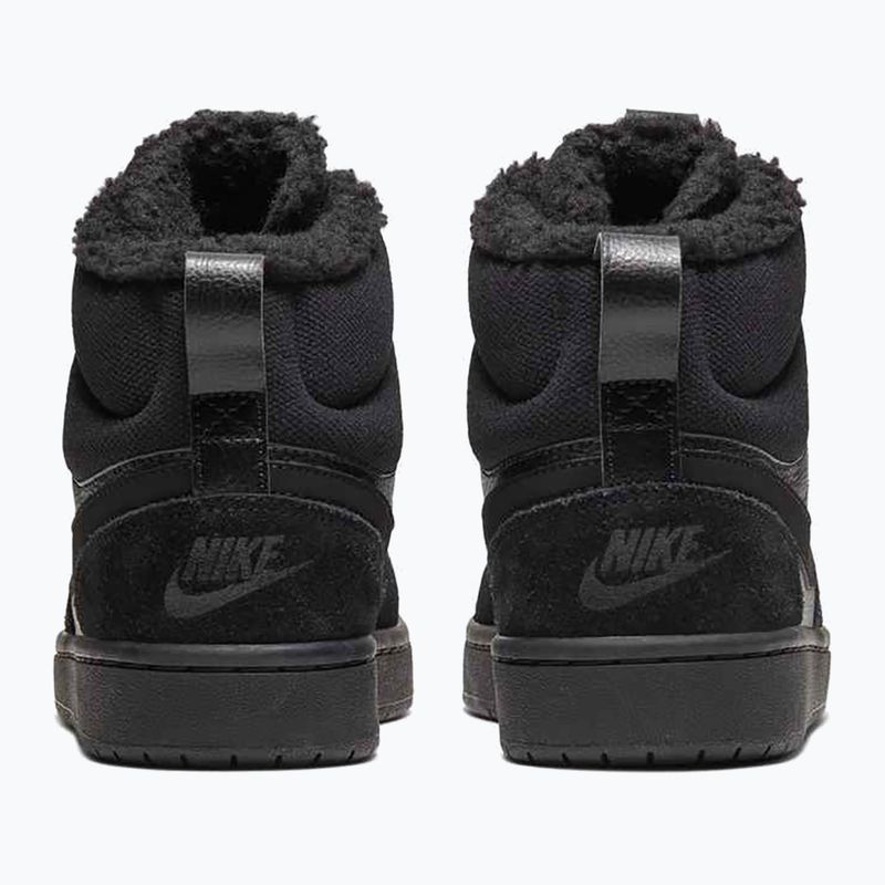 Kids' trainers Nike Court Borough Mid 2 black/black/black 4