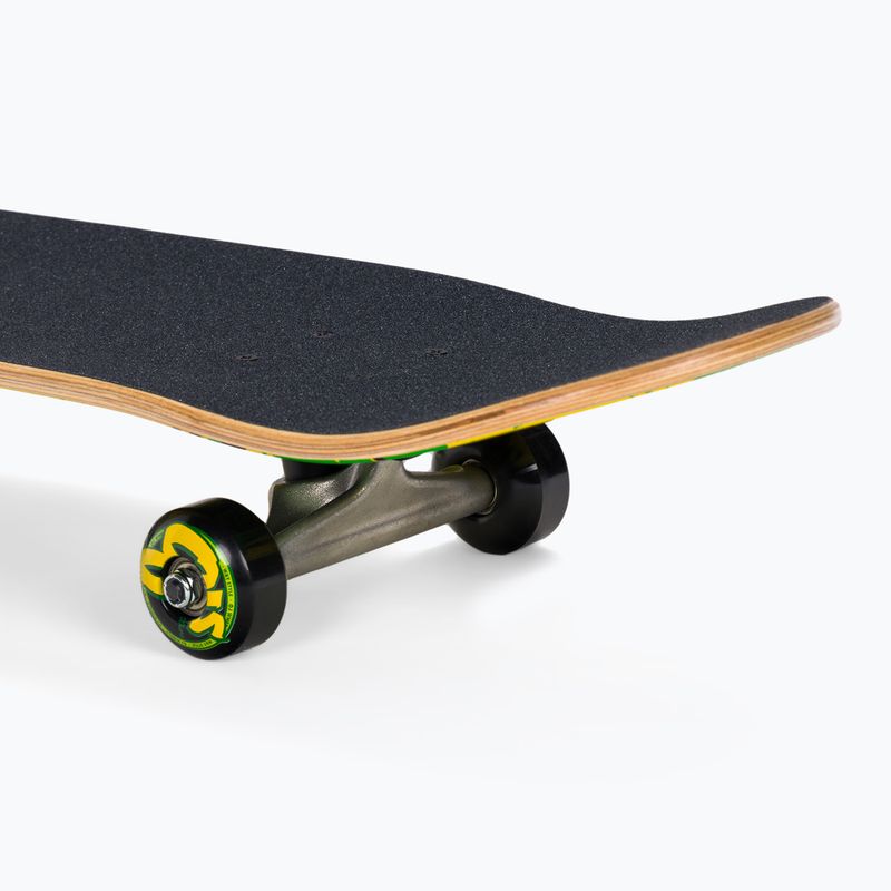 Creature Ripped Logo Micro Sk8 classic skateboard green and yellow 122099 7