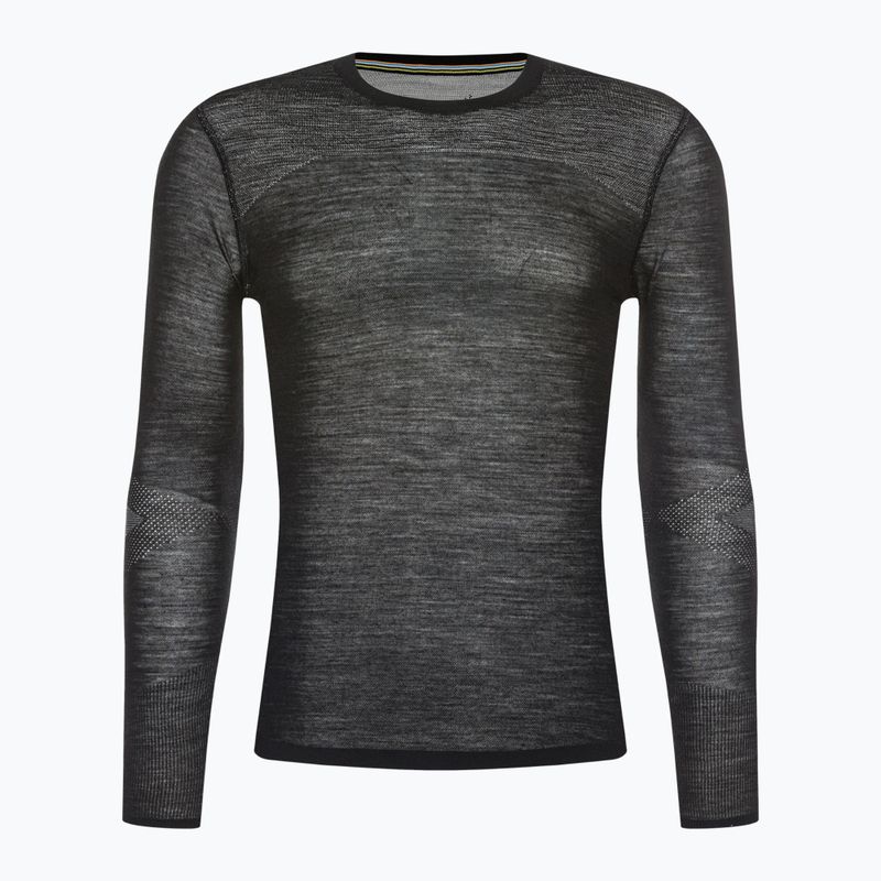 Men's thermal base layer Smartwool Intraknit Merino 200 Crew black/white