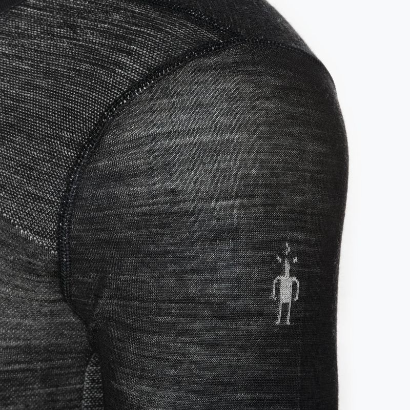 Men's thermal base layer Smartwool Intraknit Merino 200 Crew black/white 3