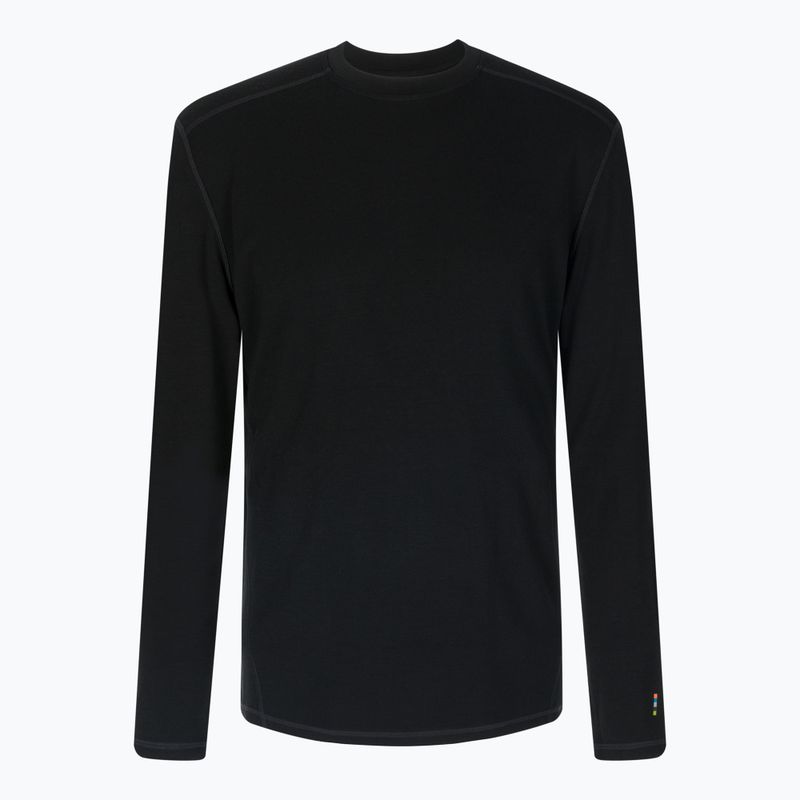 Men's thermal active sweatshirt Smartwool Merino Base Layer Crew Boxed black