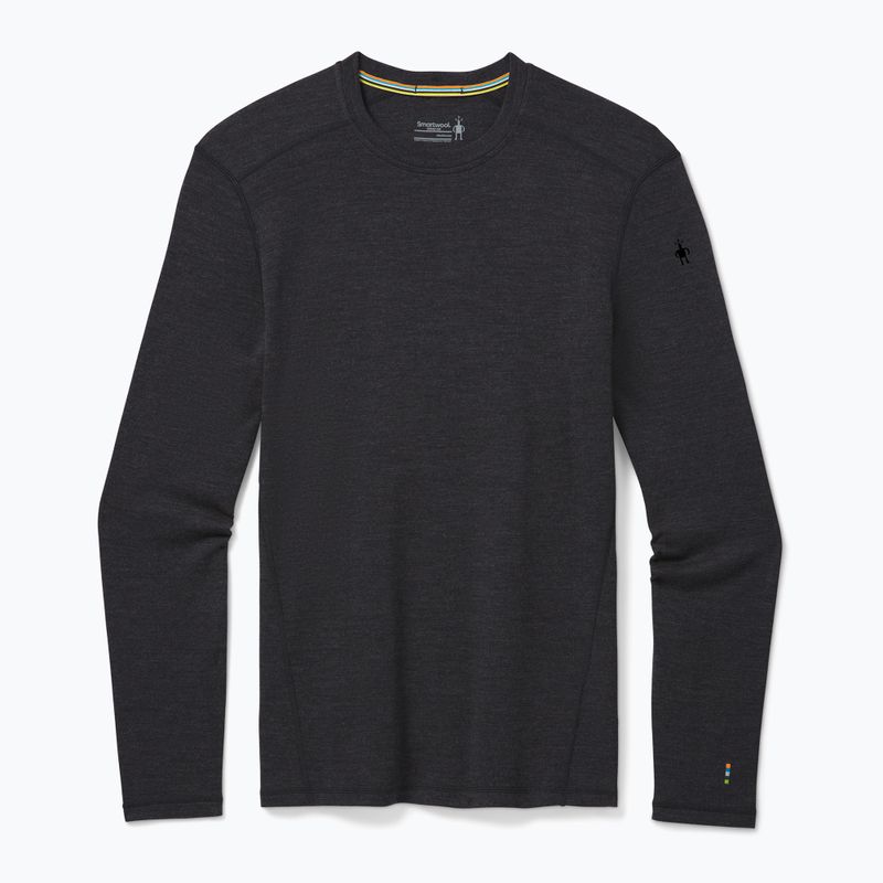 Men's thermal base layer sweatshirt Smartwool Merino 250 Baselayer Crew Boxed charcoal heather 6