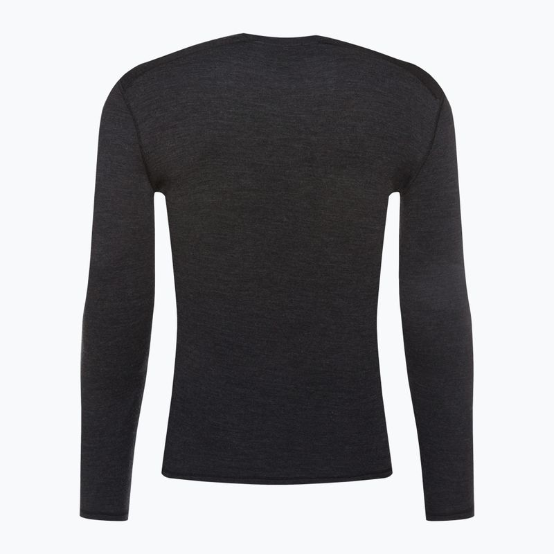 Men's thermal base layer sweatshirt Smartwool Merino 250 Baselayer Crew Boxed charcoal heather 4