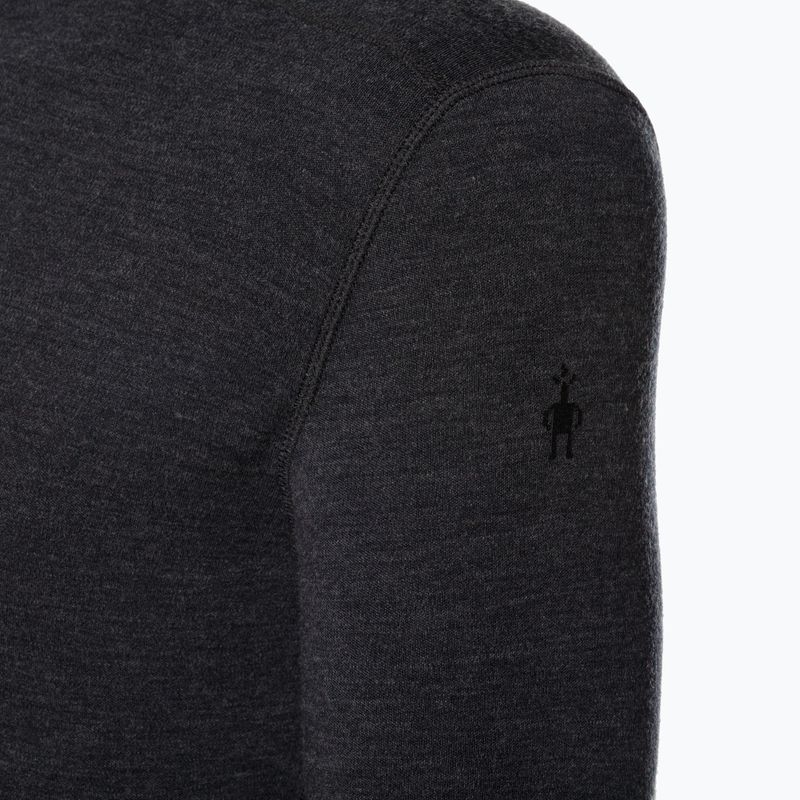 Men's thermal base layer sweatshirt Smartwool Merino 250 Baselayer Crew Boxed charcoal heather 5