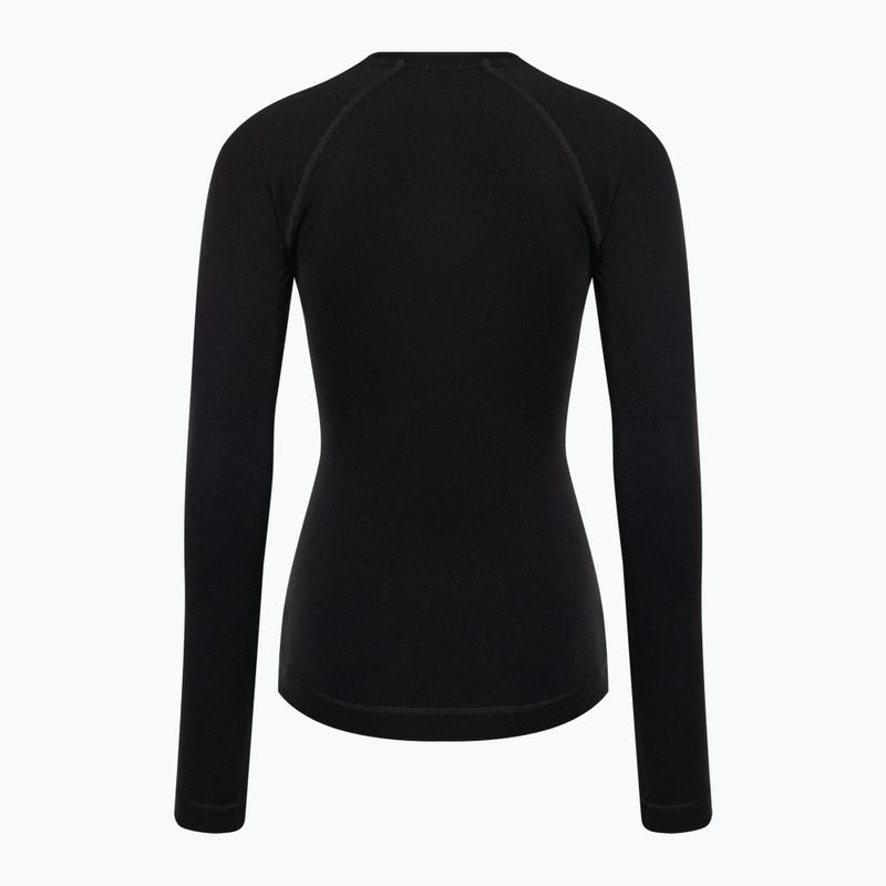 Women's thermal active sweatshirt Smartwool Merino 250 Baselayer Crew Boxed black 4
