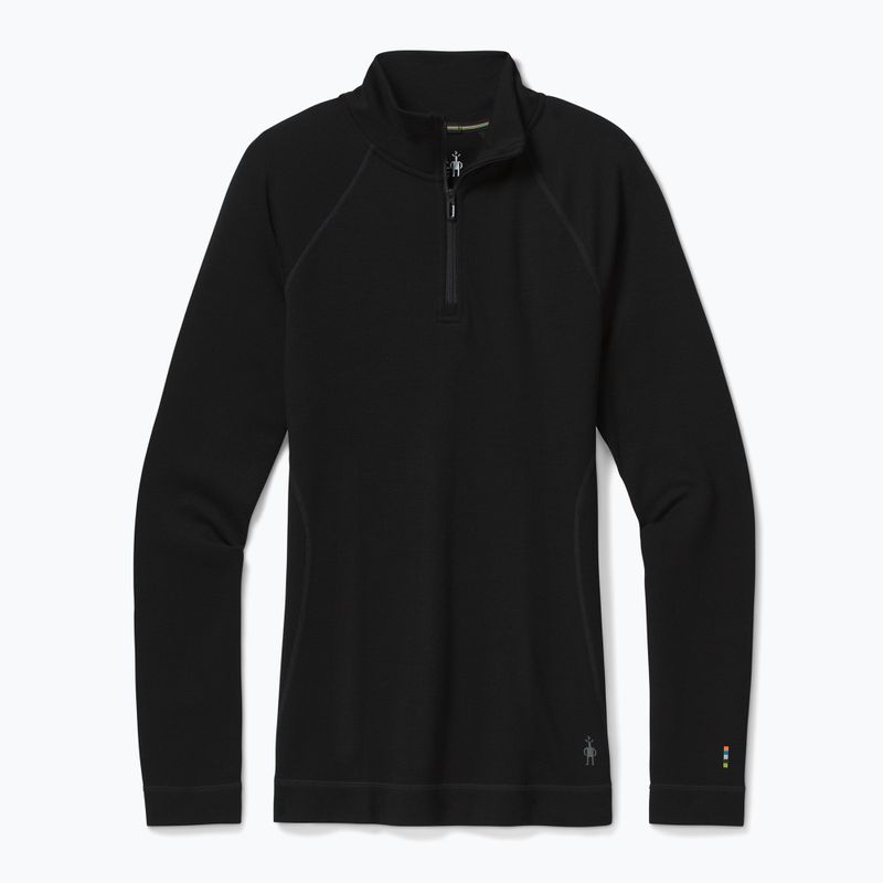 Women's Smartwool Merino 250 Baselayer 1/4 Zip Boxed thermal T-shirt black SW016374001