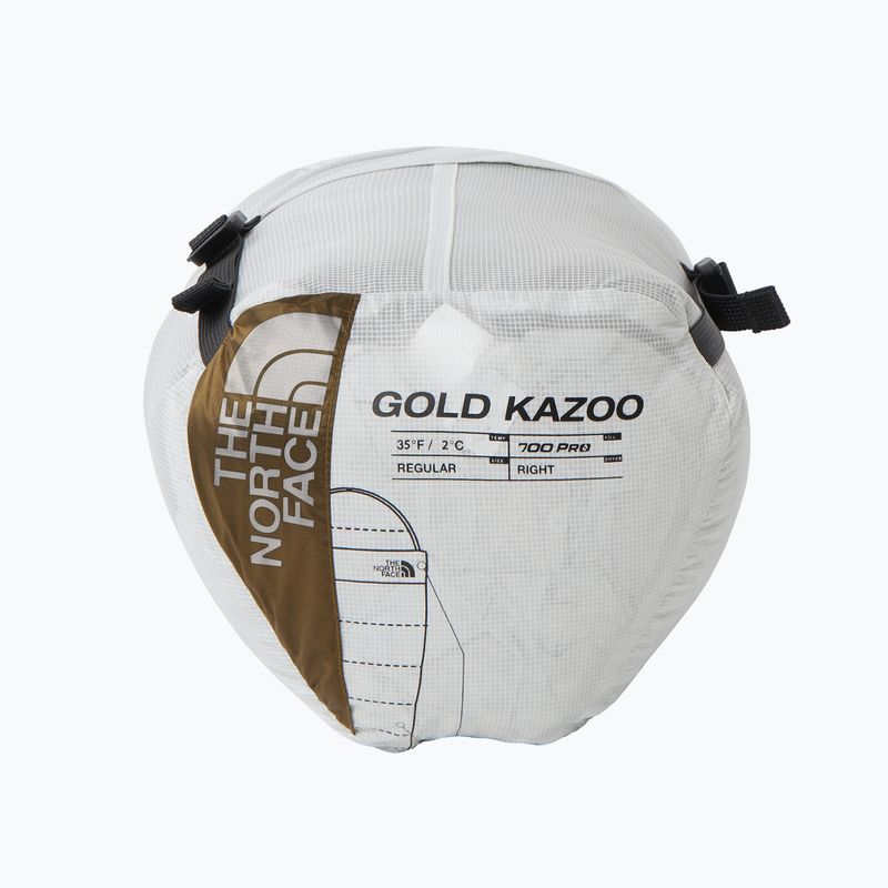 The North Face Gold Kazoo Eco sleeping bag gold and white NF0A52E14K61 6