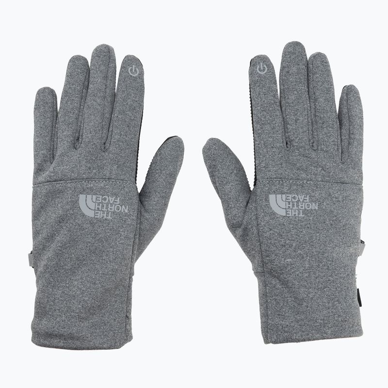 Men's trekking gloves The North Face Etip Recycled medium grey heather 2