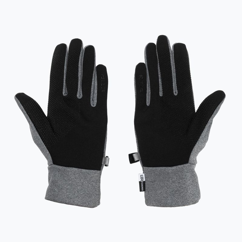 Men's trekking gloves The North Face Etip Recycled medium grey heather 3