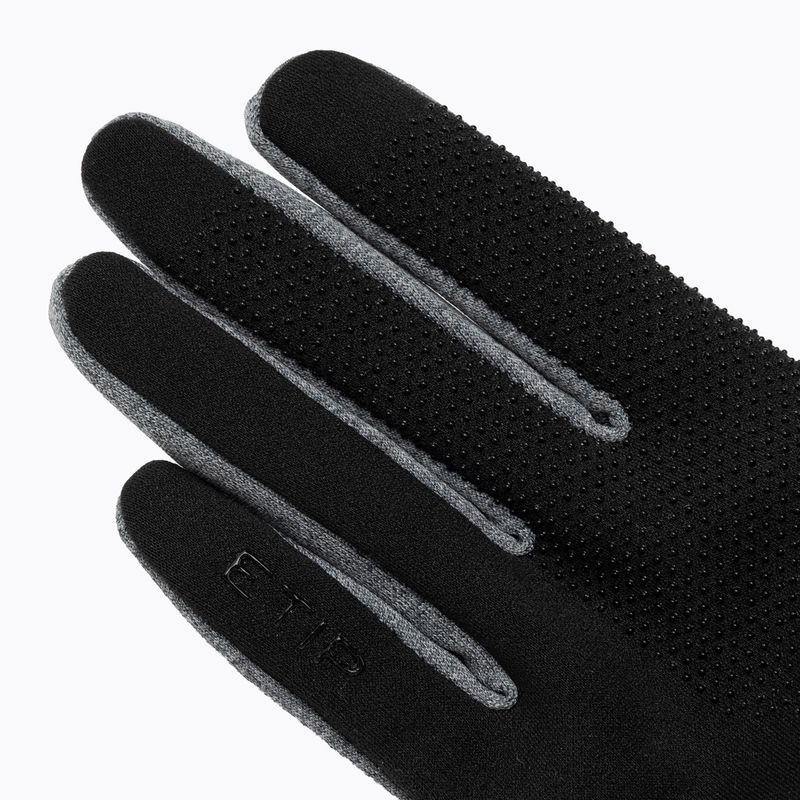 Men's trekking gloves The North Face Etip Recycled medium grey heather 4