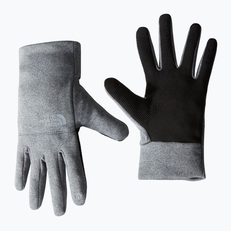 Men's trekking gloves The North Face Etip Recycled medium grey heather