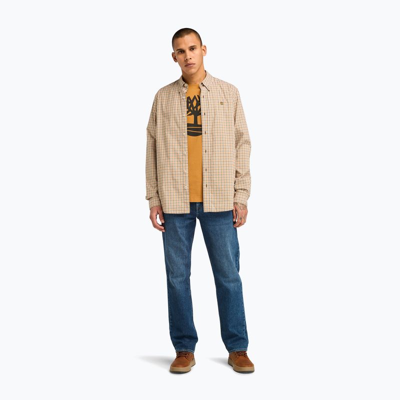 Men's Timberland Kennebec Tree Logo wheat boot shirt 2