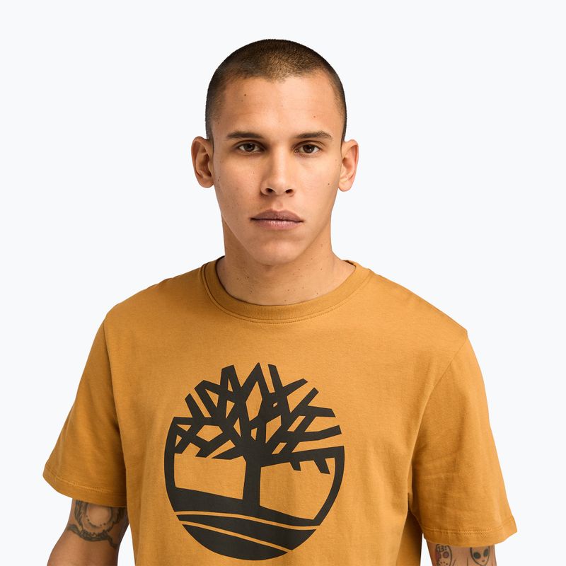 Men's Timberland Kennebec Tree Logo wheat boot shirt 4