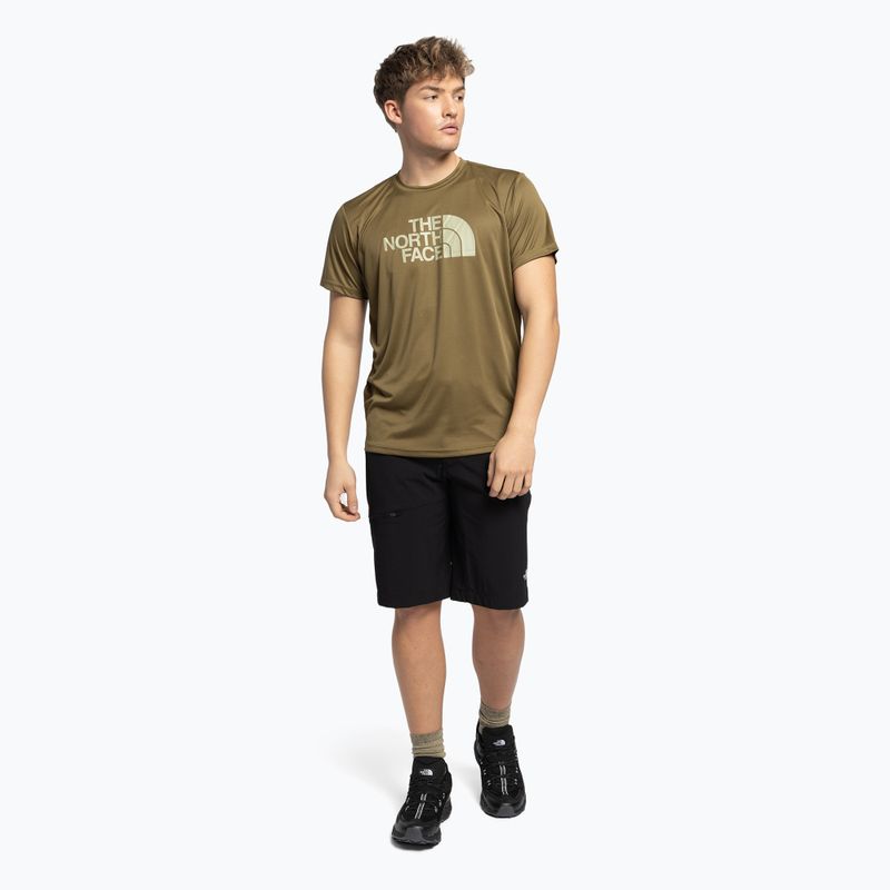 Men's training t-shirt The North Face Reaxion Easy green NF0A4CDV37U1 2