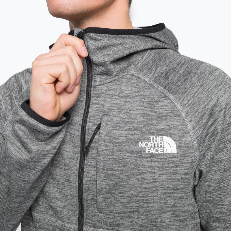 Men's trekking sweatshirt The North Face Canyonlands FZ grey NF0A5G9UDYY1 7