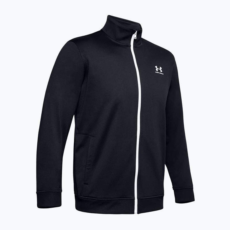 Men's Under Armour Sportstyle Tricot sweatshirt black/onyx white 4