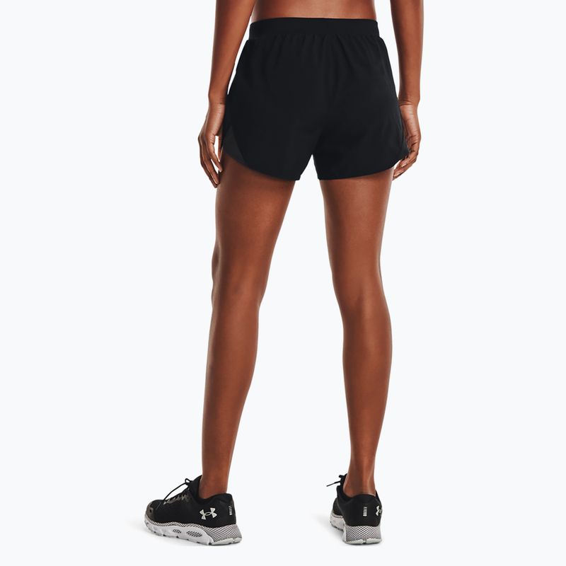 Under Armour Fly By 2.0 women's running shorts black 1350196 3