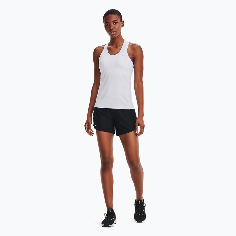 Under Armour Play Up 5 In women's training shorts black/black/white 2