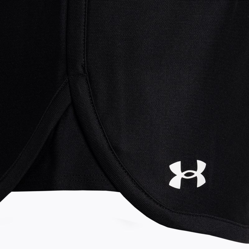 Under Armour Play Up 5 In women's training shorts black/black/white 7