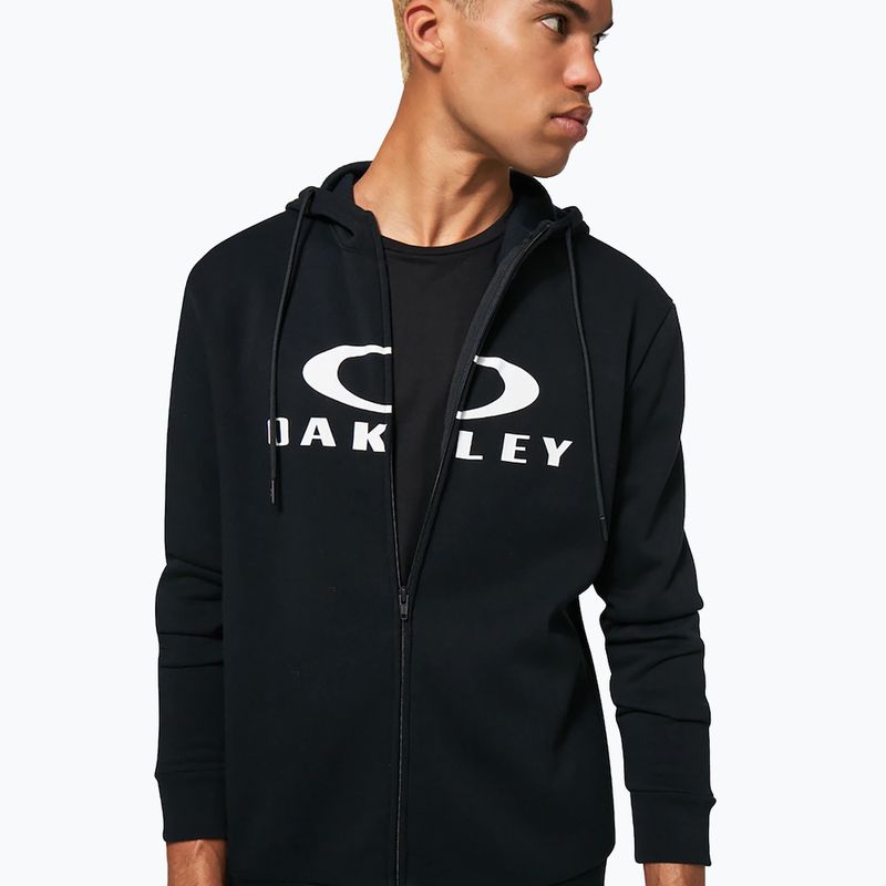 Men's Oakley Bark 2.0 Hoodie FZ black/white 5