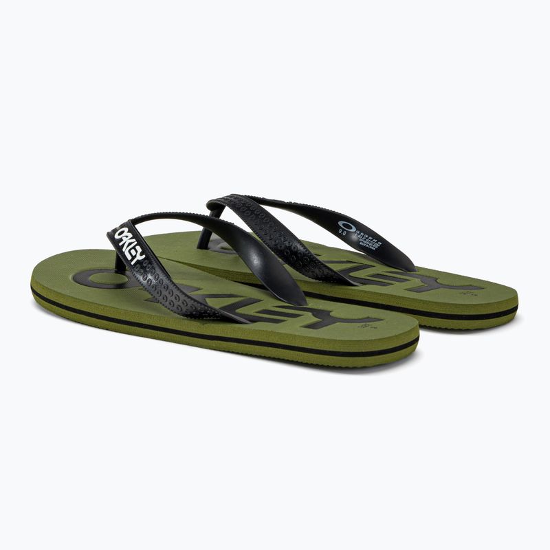 Men's Oakley College Flip Flop green FOF10025586L 3