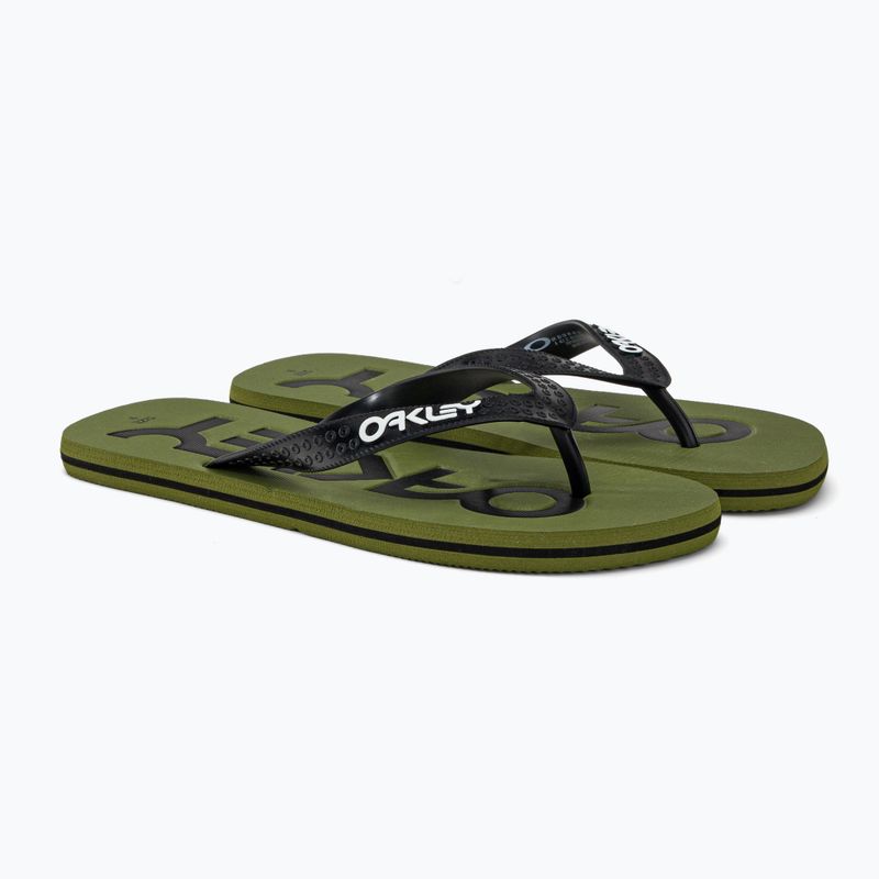 Men's Oakley College Flip Flop green FOF10025586L 4