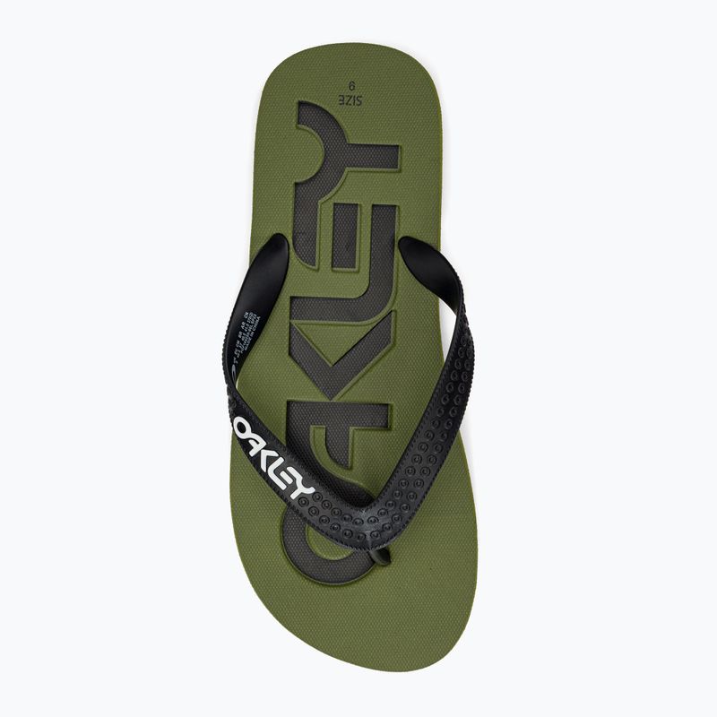 Men's Oakley College Flip Flop green FOF10025586L 6