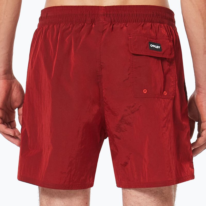 Men's Oakley All Day B1B 16" swim shorts red FOA403014 8