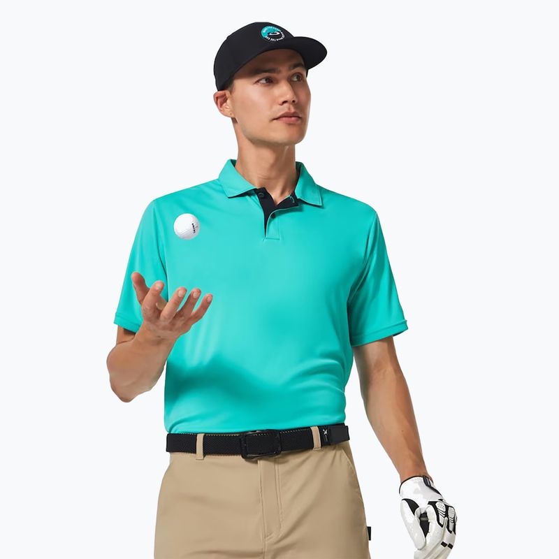 Oakley men's Divisional UV blue polo shirt FOA403084 4