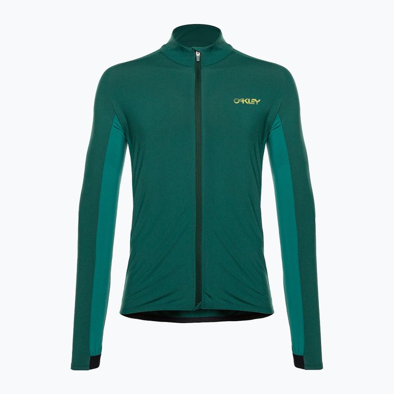 Men's Oakley Elements Thermal cycling sweatshirt green FOA403117 9