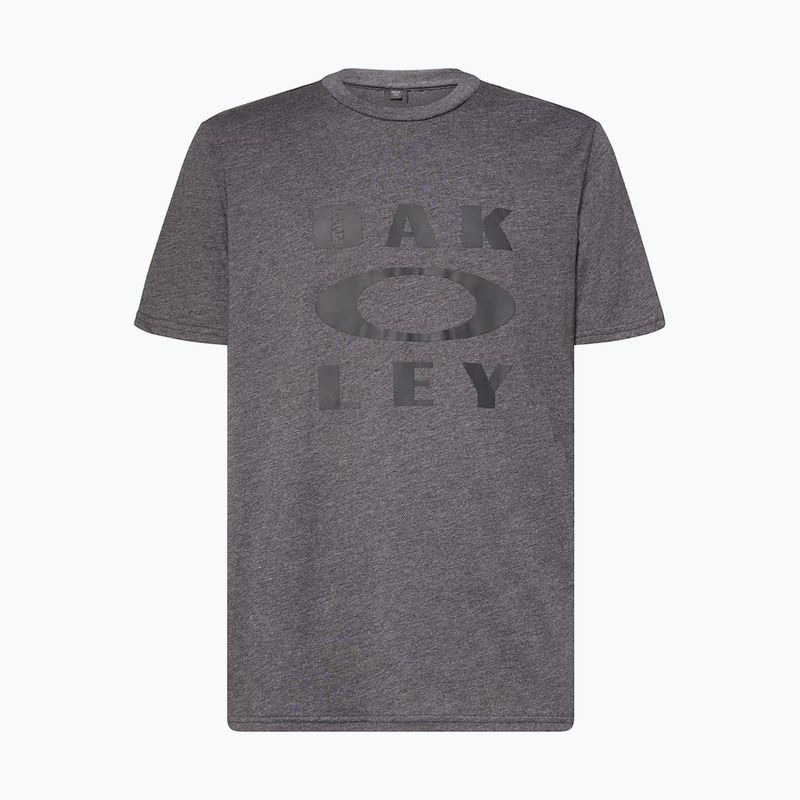 Men's Oakley Bark Ellipse Tee dark grey hthr/black shirt