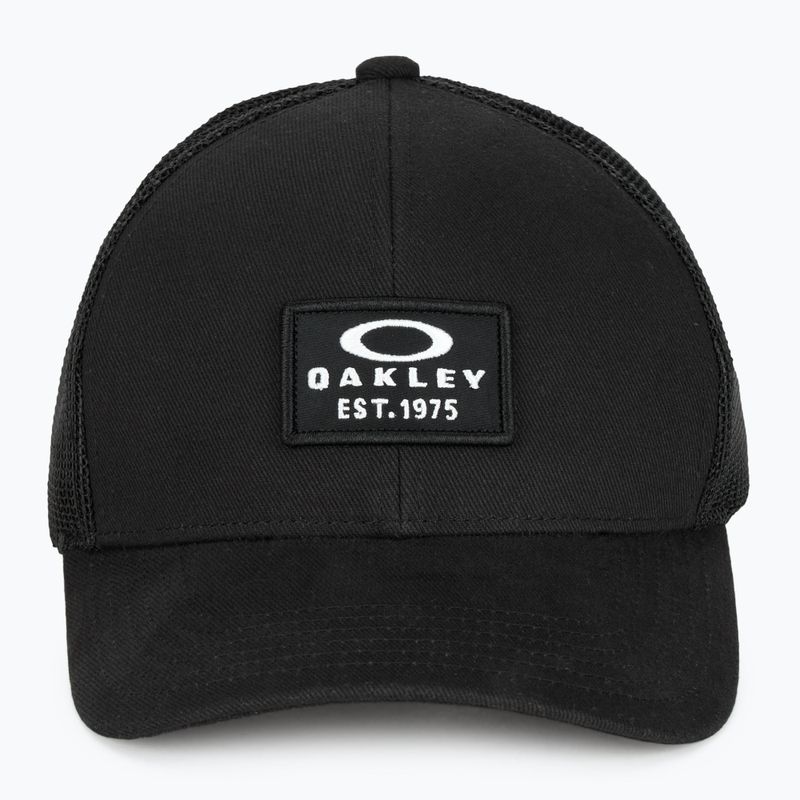Men's Oakley Patch Trucker blackout baseball cap 2