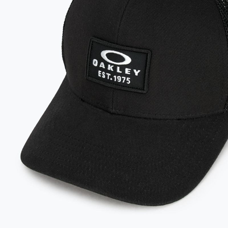 Men's Oakley Patch Trucker blackout baseball cap 3