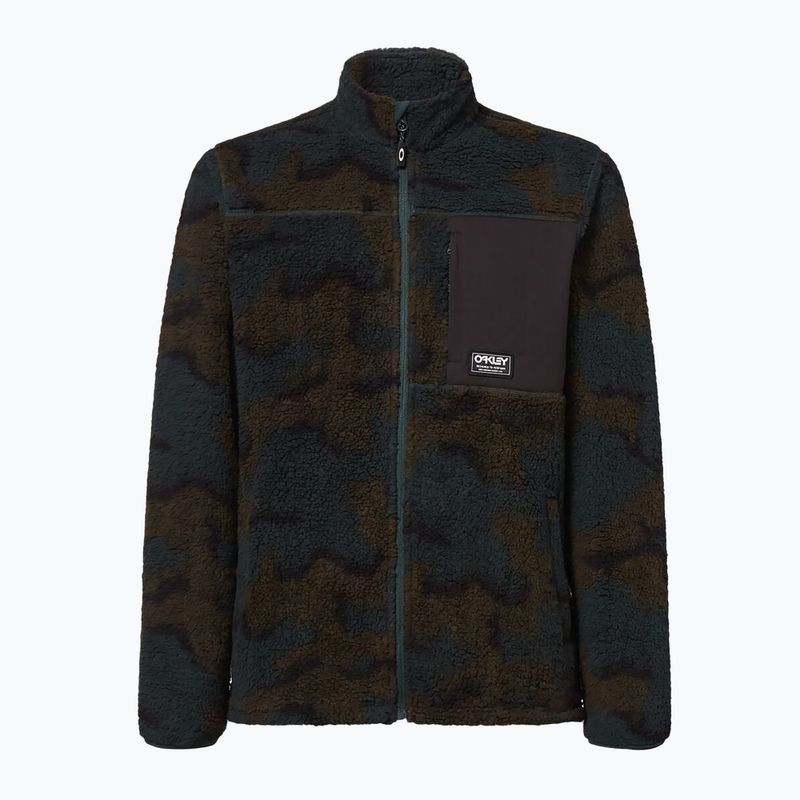 Oakley Mountain Fire Sherpa men's snowboard sweatshirt green FOA403426 10