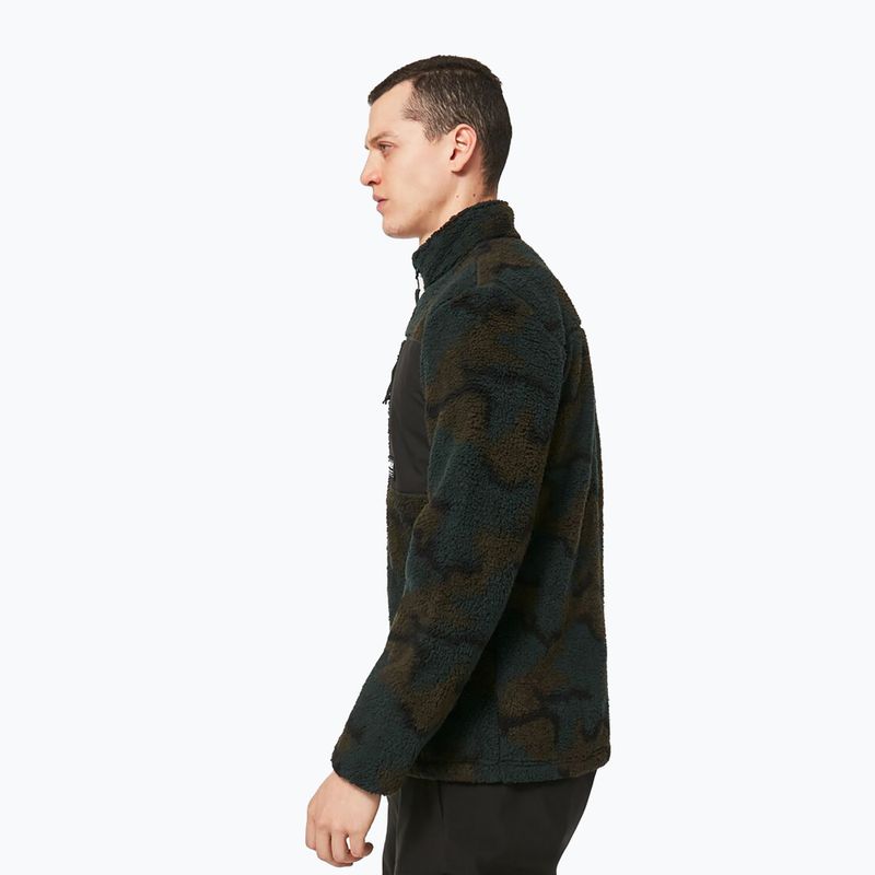 Oakley Mountain Fire Sherpa men's snowboard sweatshirt green FOA403426 2