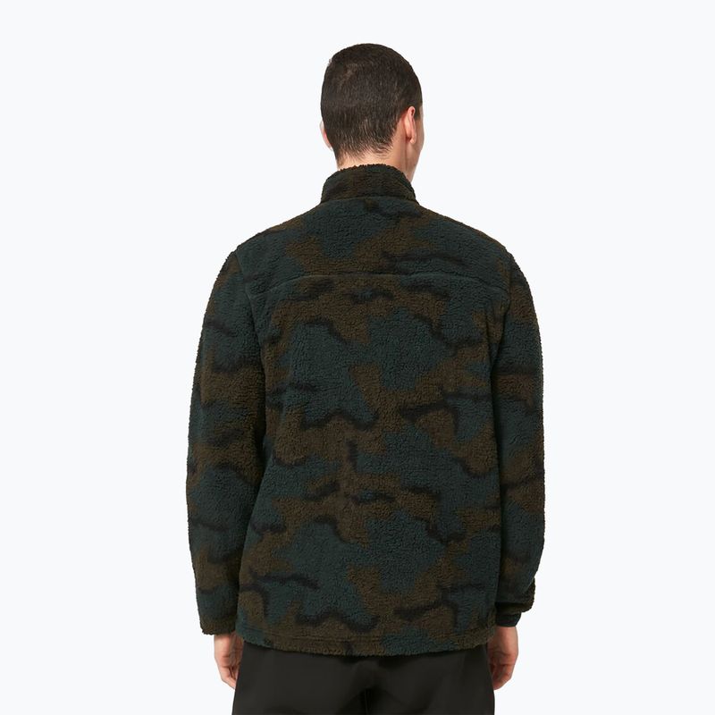 Oakley Mountain Fire Sherpa men's snowboard sweatshirt green FOA403426 3