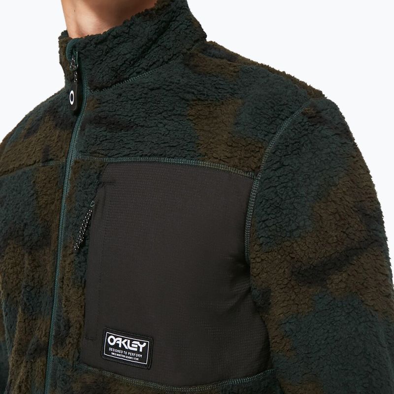 Oakley Mountain Fire Sherpa men's snowboard sweatshirt green FOA403426 6