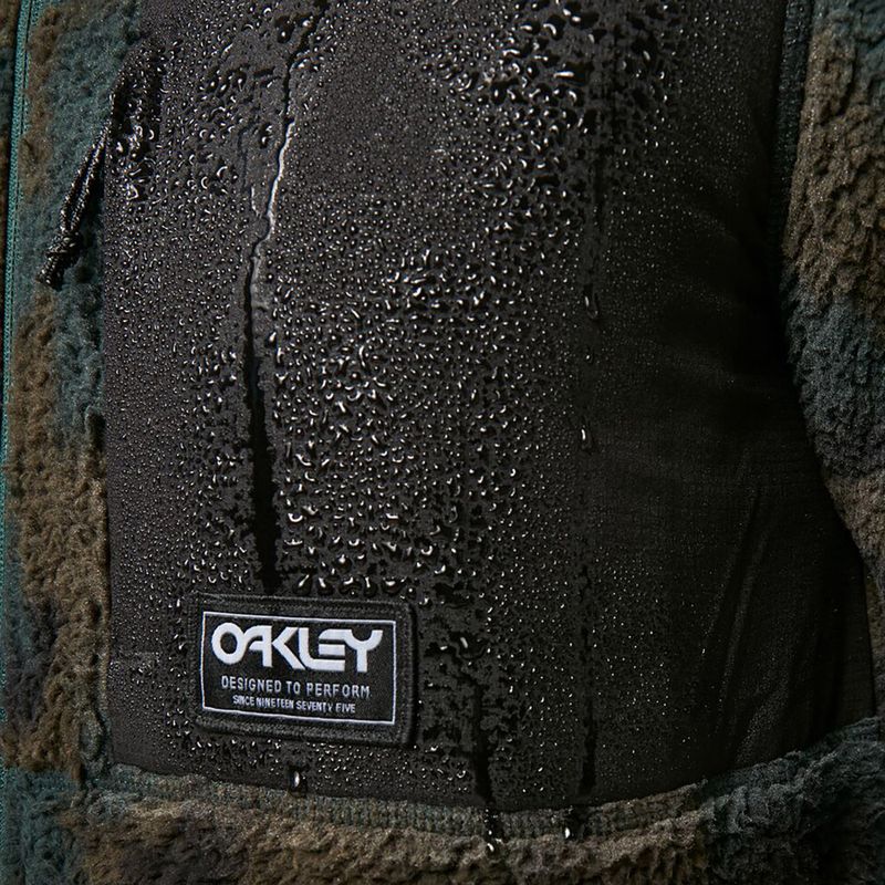 Oakley Mountain Fire Sherpa men's snowboard sweatshirt green FOA403426 7