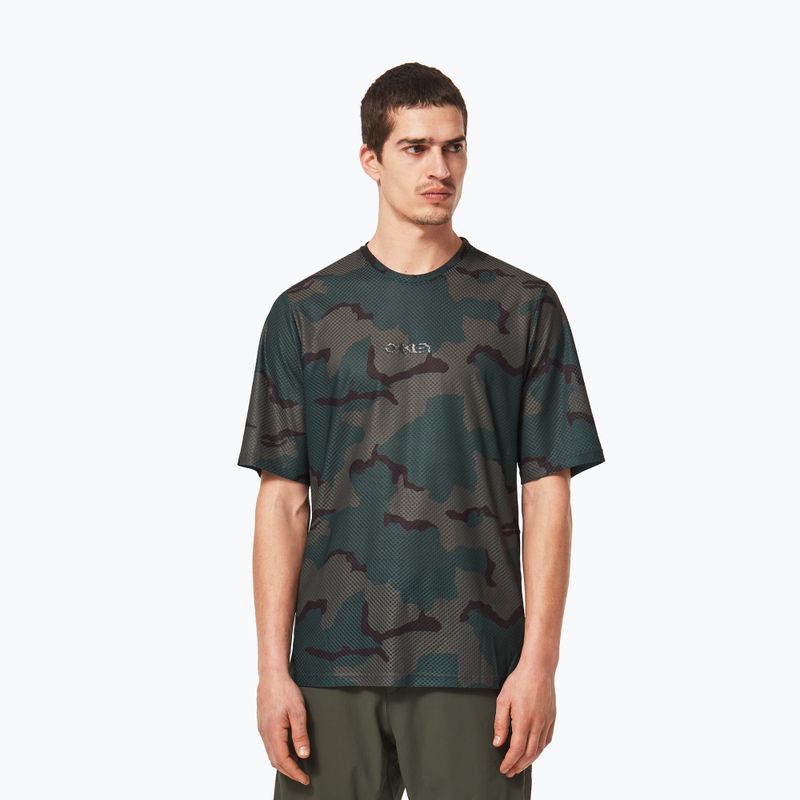 Oakley Ride Free SS men's cycling jersey green FOA403780