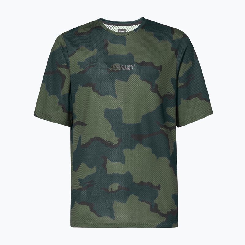 Oakley Ride Free SS men's cycling jersey green FOA403780 4