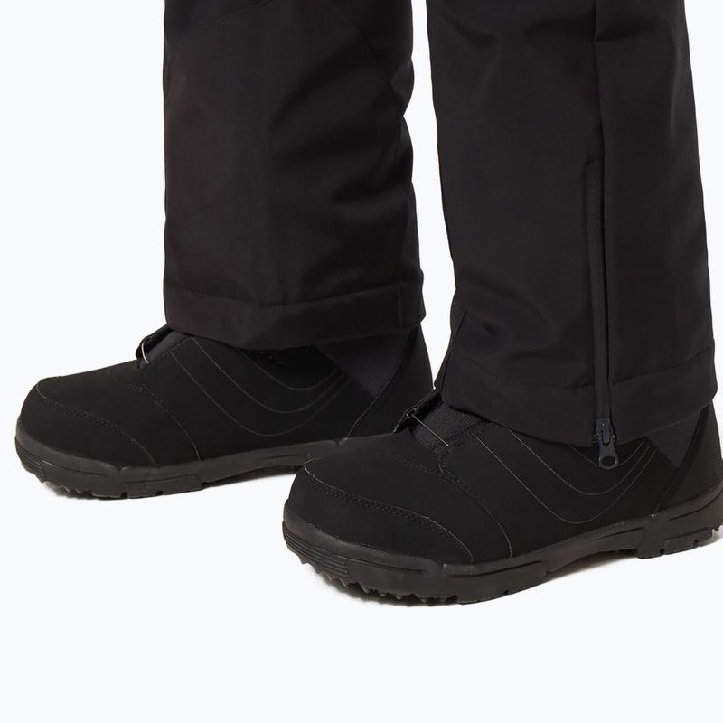 Women's Oakley TC Dharma Softshell Bib Snowboard Pants Black FOA500279 4