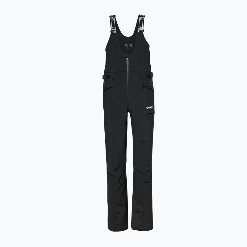 Women's Oakley TC Dharma Softshell Bib Snowboard Pants Black FOA500279 6