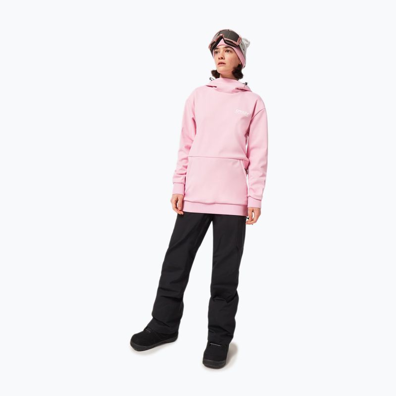 Women's Oakley Park RC Softshell Snowboard Hoodie Pink FOA500320 2