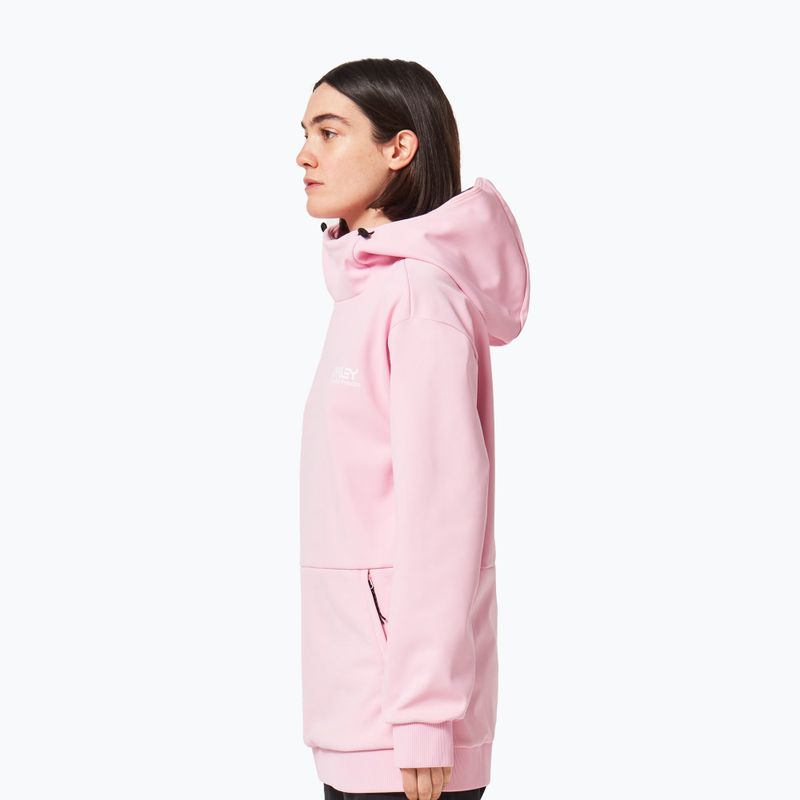 Women's Oakley Park RC Softshell Snowboard Hoodie Pink FOA500320 4