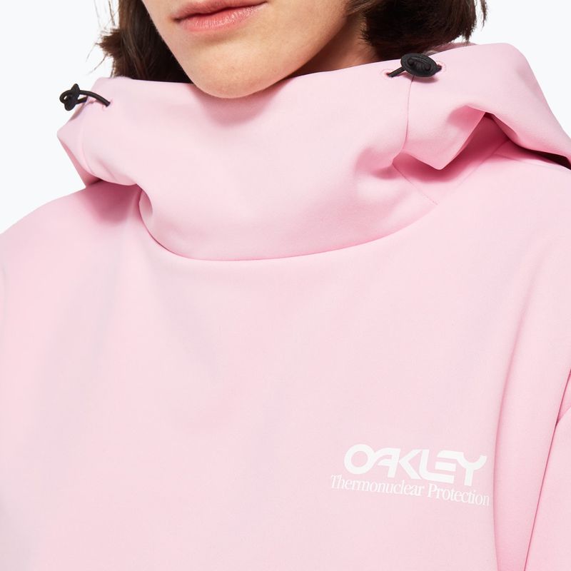 Women's Oakley Park RC Softshell Snowboard Hoodie Pink FOA500320 5