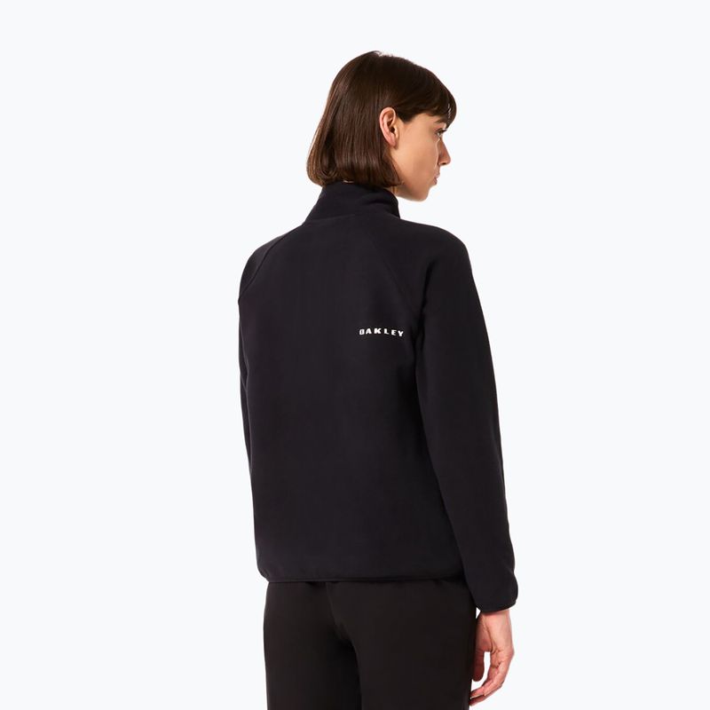 Women's fleece sweatshirt Oakley Maple Ridge 1/2 Zip Fleece blackout 4