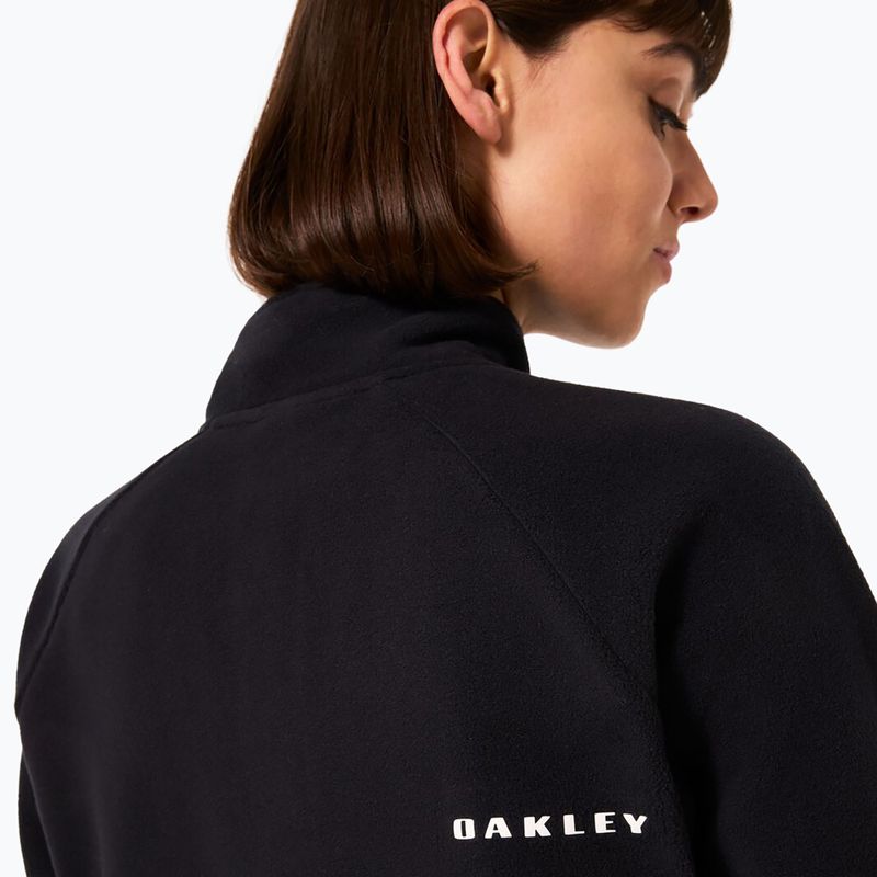 Women's fleece sweatshirt Oakley Maple Ridge 1/2 Zip Fleece blackout 7