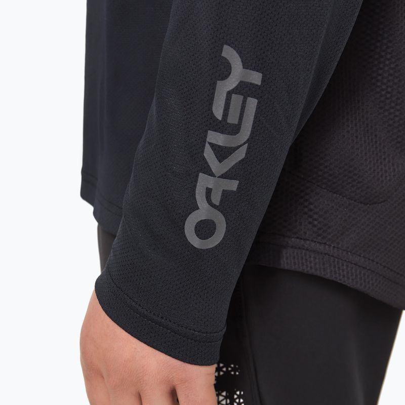 Oakley Factory Pilot Mtb LS II men's cycling jersey black/grey FOA404497 3