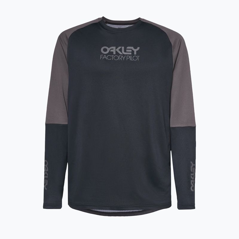 Oakley Factory Pilot Mtb LS II men's cycling jersey black/grey FOA404497 5